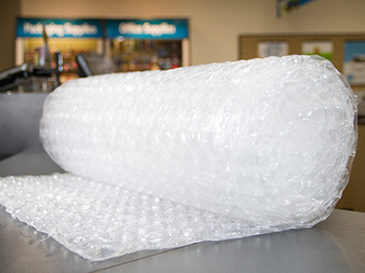 Roll of bubble cushion